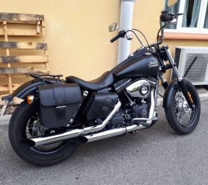 Sacoche Myleatherbikes Harley Dyna Street Bob_36